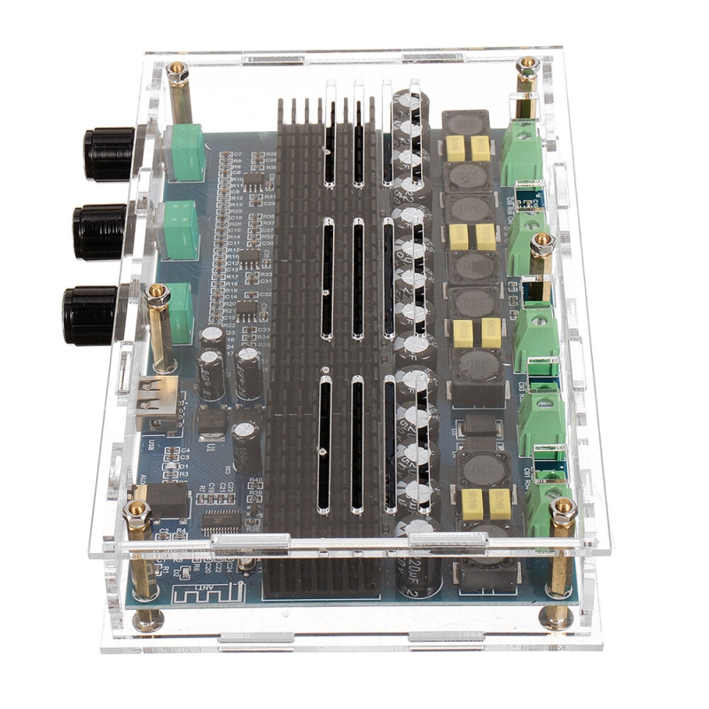 ماژول آمپلی فایر بلوتوثی 2x50W و ساب ووفر 2X100W وات استریو مدل XH-A310