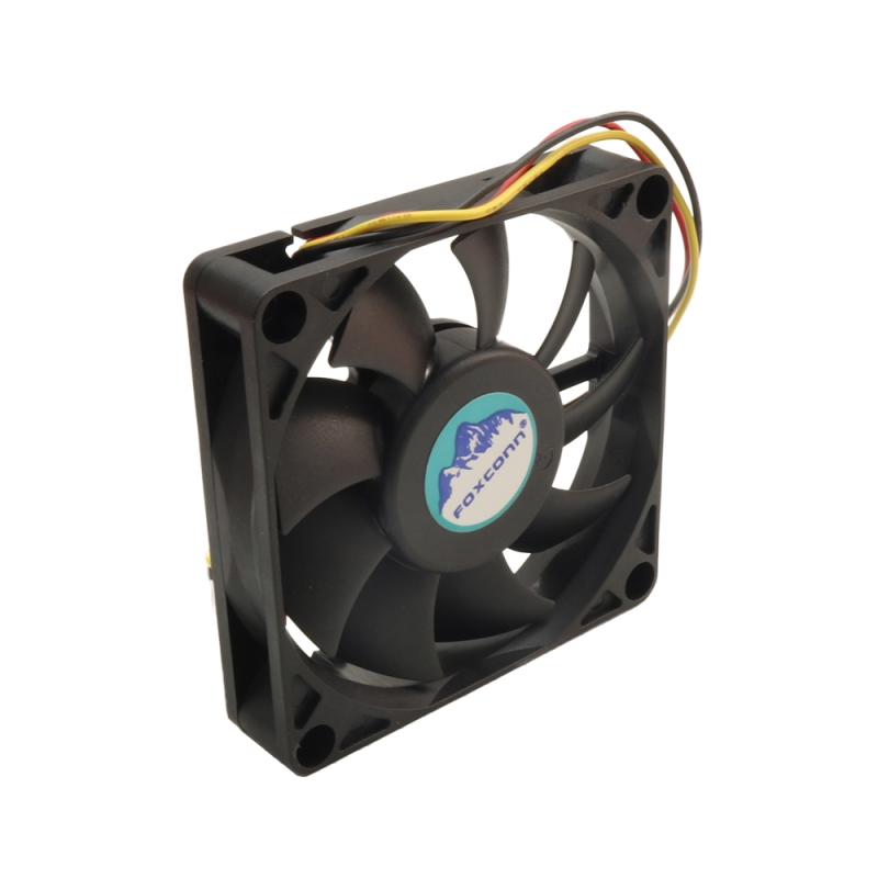 مجموعه 3 عددی فن 12V سه سیمه سایز 7x7 ضخامت 1.5cm مارک EVERFLOW مدل R127015DH