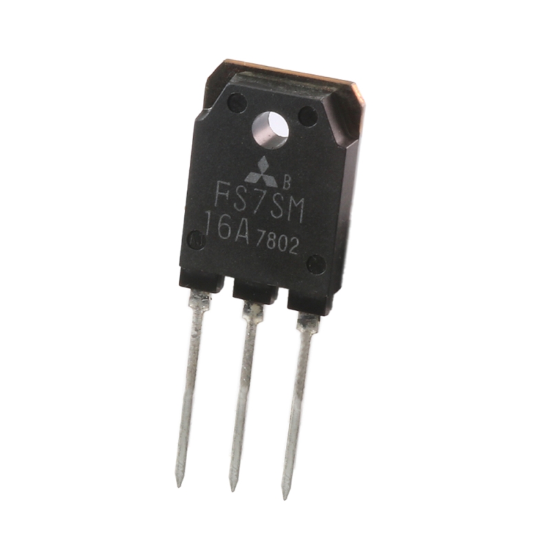 مجموعه 3 عددی ماسفت قدرت FS7SM-16A نوع N-Channel ژاپنی مارک MITSUBISHI پکیج TO-3P مجموعه 3 عددی ماسفت قدرت FS7SM-16A نوع N-Channel ژاپنی مارک MITSUBISHI پکیج TO-3P