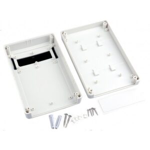 مجموعه 3 عددی جعبه برد پلاستیکی دیواری با پنل LCD سفید مدل BMW-A سایز 168x107x42mm