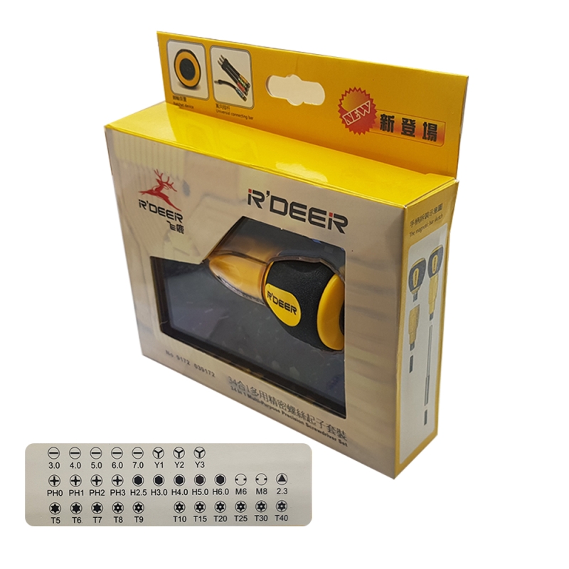 ست پیچ گوشتی 34 تکه RDEER مدل 9172