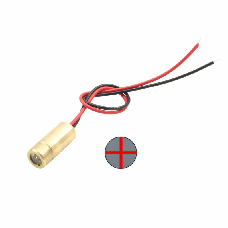 مجموعه 4 عددی لیزر قرمز 5mW با لنز ثابت ضربدری