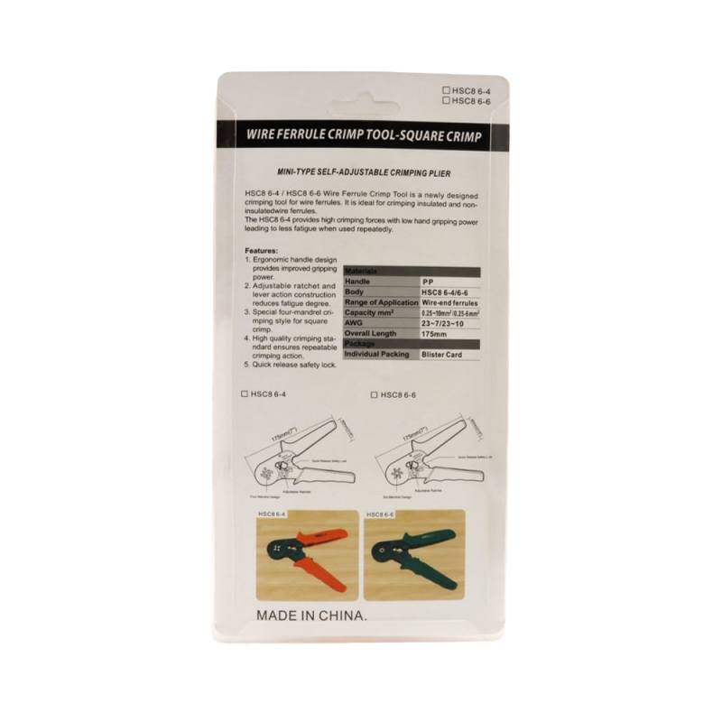 آچار پرس وایرشو زن 4 طرفه ELF مدل HSC8 6-4