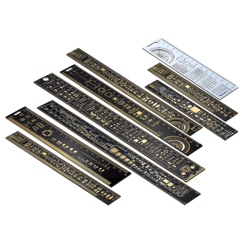 مجموعه 40 عددی خط کش PCB پکیج های قطعات الکترونیک 20 سانتی متری