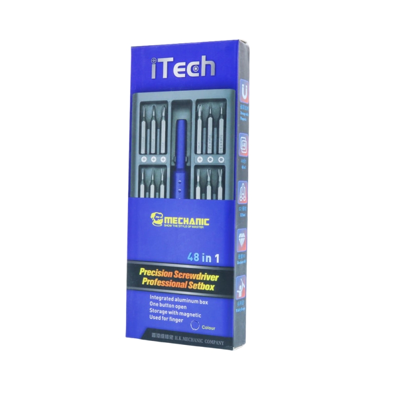 ست پیچ گوشتی 49 تکه مدل ITech مارک Mechanic