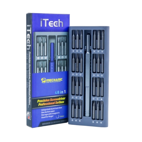 ست پیچ گوشتی 49 تکه مدل ITech مارک Mechanic