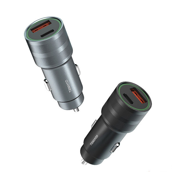 شارژر فندکی ترانیو مدل C9 به همراه کابل Type-C