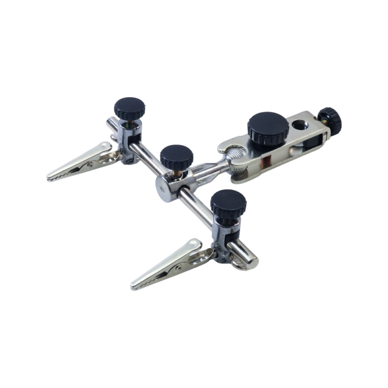 گیره مونتاژ ذره بین دار به همراه پایه هویه مدل MG16129AC1