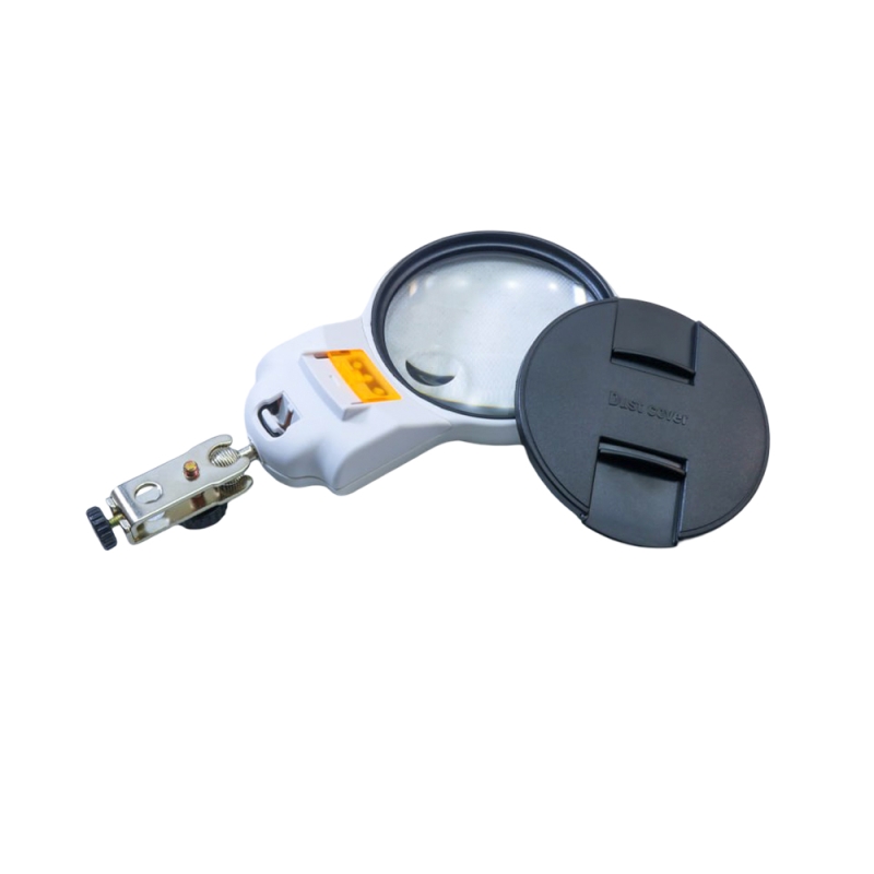 گیره مونتاژ ذره بین دار به همراه پایه هویه مدل MG16129AC1