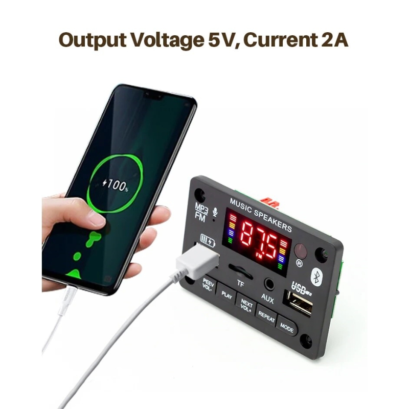 پخش کننده MP3 PLAYER پنلی بلوتوثی 12V مدل KH-9206