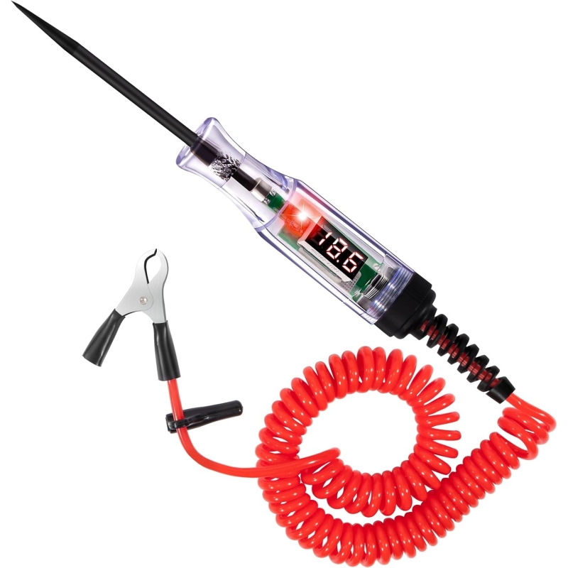 تستر ولتاژ خودرویی 120-5 ولت DC دارای پراب نوک تیز مدل CBD2502