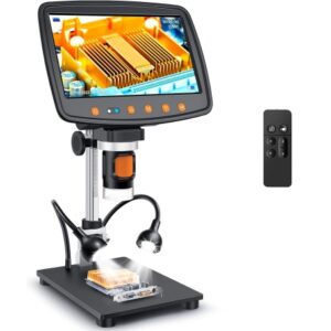 میکروسکوپ دیجیتال 1500X Portable Digital Microscope دارای نمایشگر 7 اینچی مدل MS1