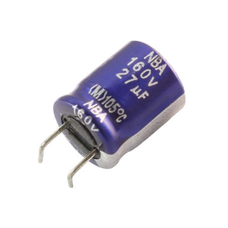 مجموعه 19 عددی خازن الکترولیتی 27uF / 160V کره ای مارک SAMYOUNG مجموعه 19 عددی خازن الکترولیتی 27uF / 160V کره ای مارک SAMYOUNG