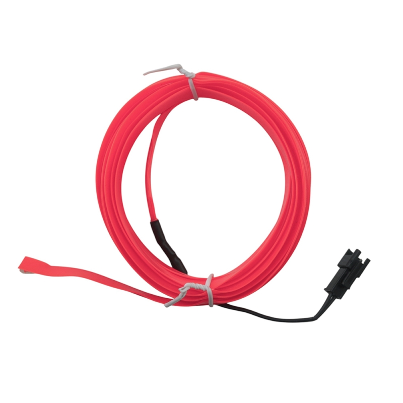 مجموعه 2 عددی چراغ ال وایر 2 متری نارنجی فسفری