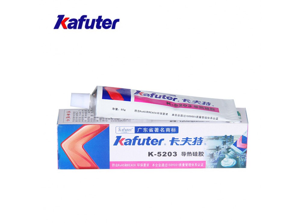 مجموعه 2 عددی چسب سیلیکون 80 گرمی مارک Kafuter مدل K-5203