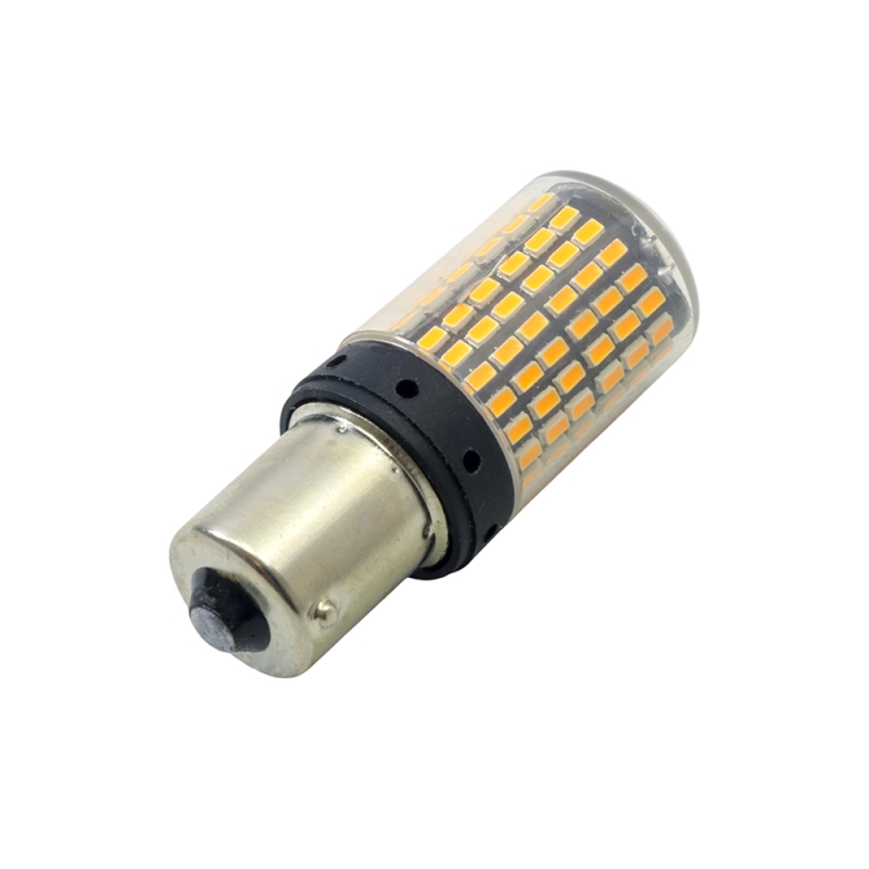 مجموعه 2 عددی لامپ LED خودرویی 144تایی تک کنتاکت 25W نارنجی مجموعه 2 عددی لامپ LED خودرویی 144تایی تک کنتاکت 25W نارنجی