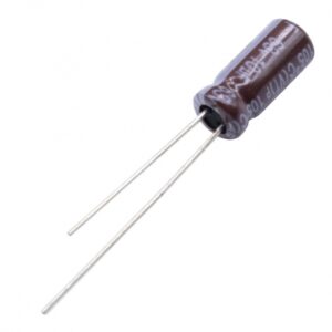 مجموعه 34 عددی خازن الکترولیتی 10uF / 63V تایوانی مارک TAICON سری VT