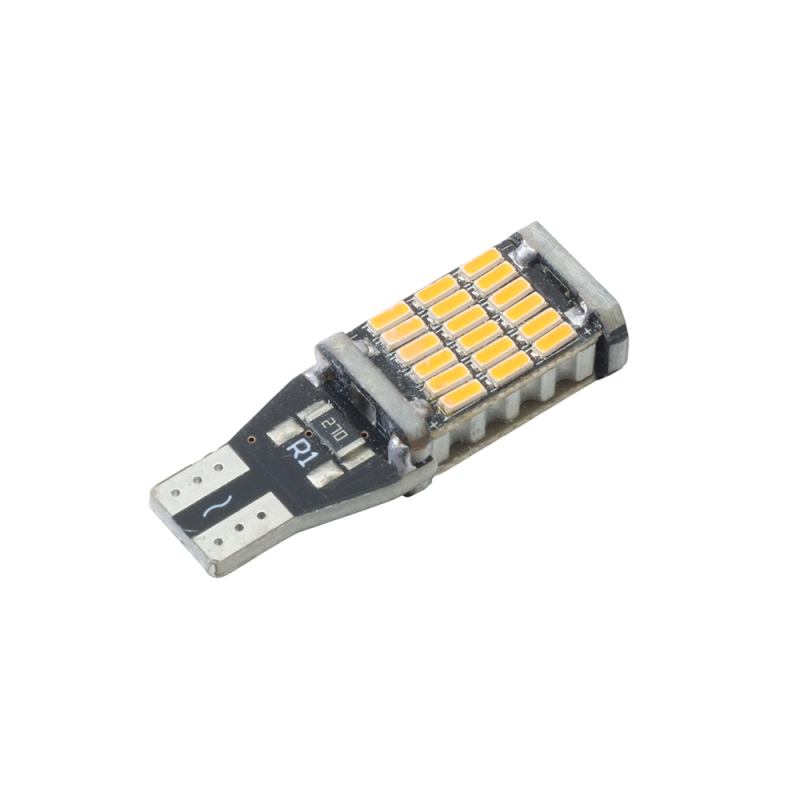 مجموعه 4 عددی لامپ LED خودرویی 12W پایه T15 نارنجی