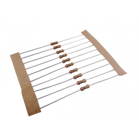 مجموعه 5 عددی مقاومت فشرده 120K اهم 1/2W کره ای مارک ABCO سری CRS بسته200 تایی