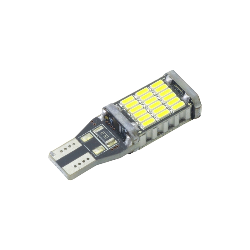 مجموعه 5 عددی لامپ LED خودرویی 12W پایه T15 سفید مهتابی مجموعه 5 عددی لامپ LED خودرویی 12W پایه T15 سفید مهتابی