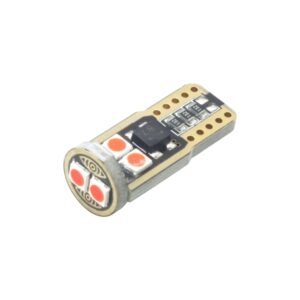 مجموعه 6 عددی لامپ LED خودرویی 6تایی 2W پایه T10 قرمز