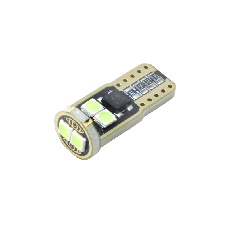 مجموعه 6 عددی لامپ LED خودرویی 6تایی 2W پایه T10 آبی