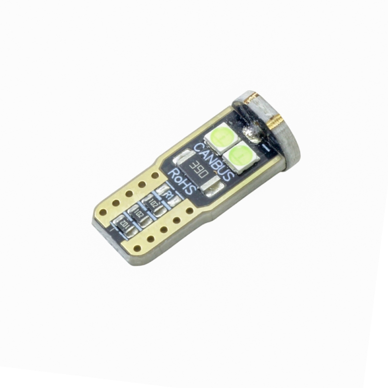 مجموعه 6 عددی لامپ LED خودرویی 6تایی 2W پایه T10 آبی