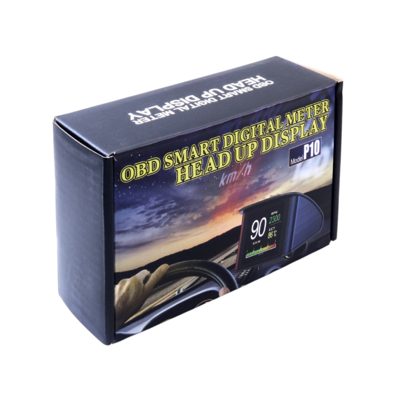 هدآپ دیسپلی Head-up Display خودرو دارای کانکتور OBD2 مدل P10