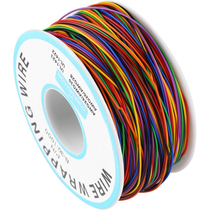 سیم وایرپ WRAPPING حلقه ای هشت رنگ کد B-30-1000 سیم وایرپ WRAPPING حلقه ای هشت رنگ کد B-30-1000