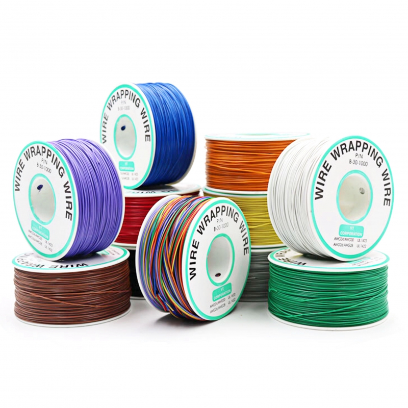 سیم وایرپ WRAPPING حلقه ای هشت رنگ کد B-30-1000 سیم وایرپ WRAPPING حلقه ای هشت رنگ کد B-30-1000