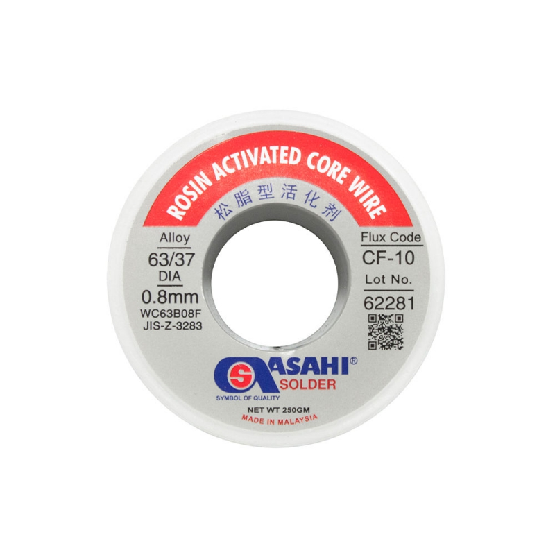 سیم لحیم 0.8mm 250gr مارک ASAHI سیم لحیم 0.8mm 250gr مارک ASAHI