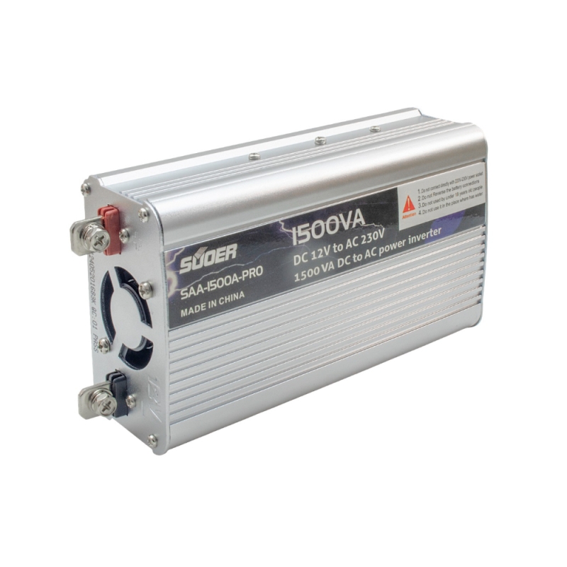 اینورتر (مبدل 12VDC به 220VAC) سوئیچینگ 12V 1500W مارک SUOER