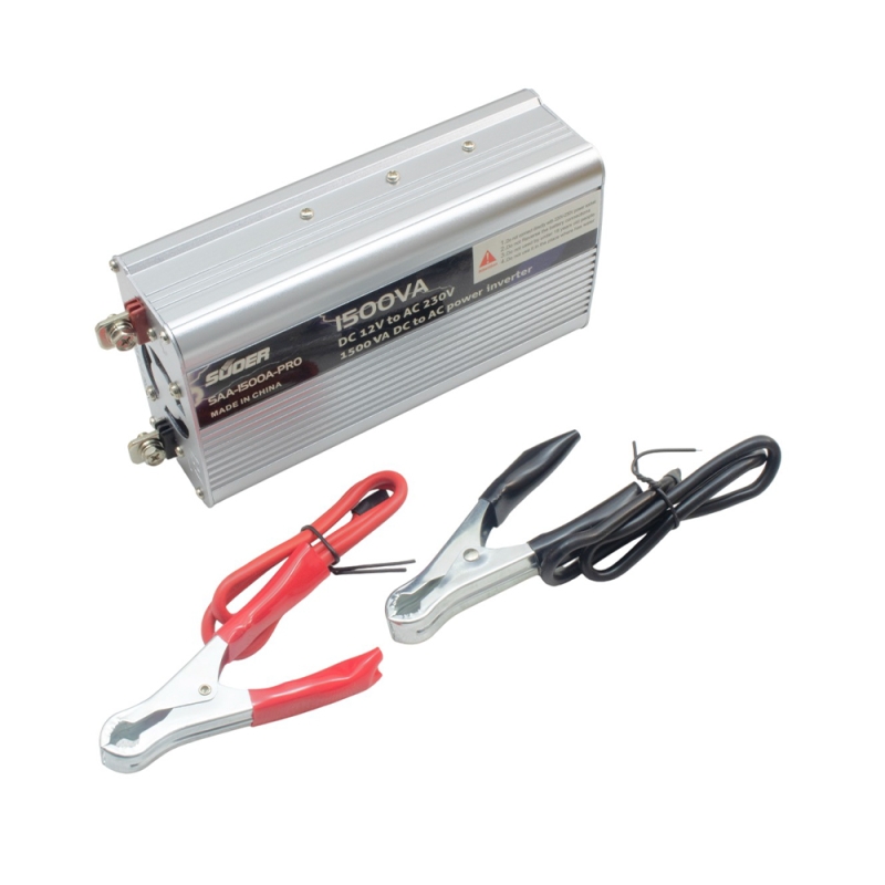 اینورتر (مبدل 12VDC به 220VAC) سوئیچینگ 12V 1500W مارک SUOER