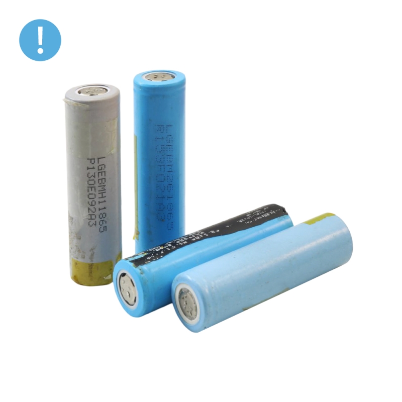 مجموعه 2 عددی باتری لیتیوم یون کارکرده 3.7v سایز 18650 سرتخت 2000mAh ضریب جریان 10C