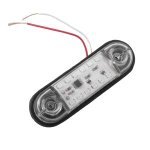 مجموعه 3 عددی LED فلاشر پلیسی پهن دوردیفه 12V آبی-قرمز