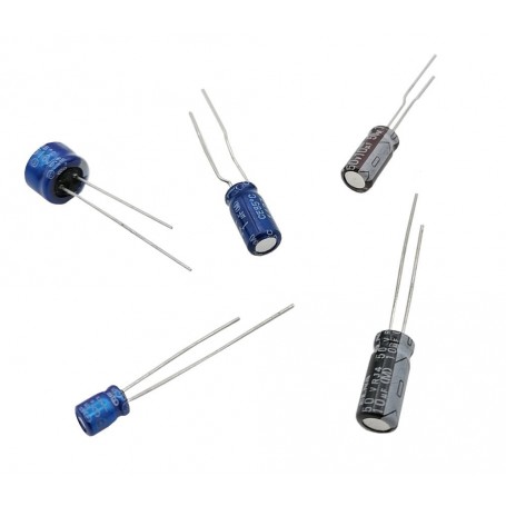 مجموعه 32 عددی خازن الکترولیتی 680uF / 6.3V ژاپنی مارک ELNA