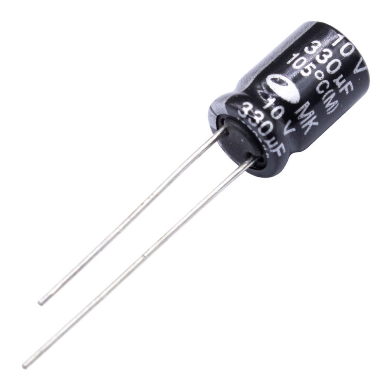 مجموعه 33 عددی خازن الکترولیتی 330uF / 10V کره ای مارک SAMWHA سری MK