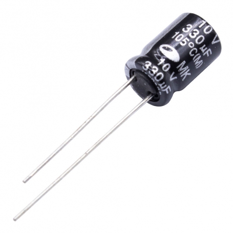 مجموعه 33 عددی خازن الکترولیتی 330uF / 10V کره ای مارک SAMWHA سری MK