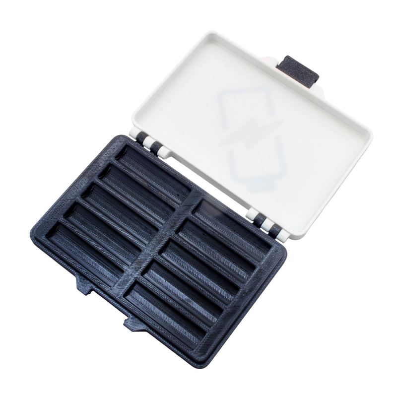 کیس نگهدارنده و اورگانایزر باتری نیم قلمی 3D print