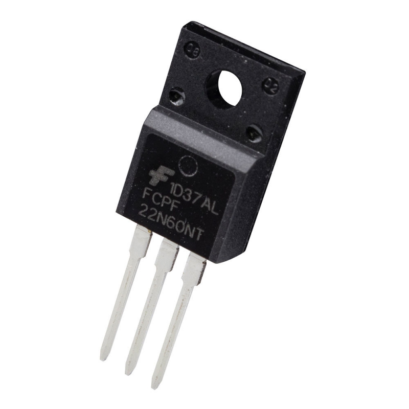 مجموعه 4 عددی ماسفت 22N60NT نوع N-Channel تایوانی مارک FAIRCHILD پکیج TO-220FP