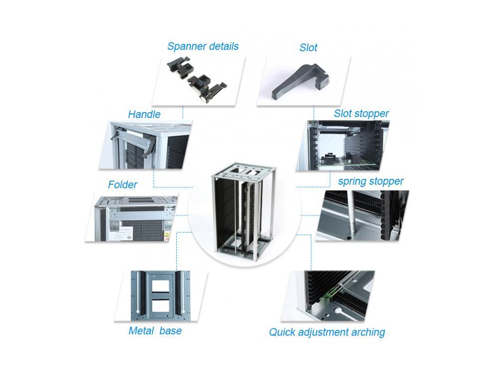 رک 50 تایی PCB سایز 355×320×563 مدل G6601