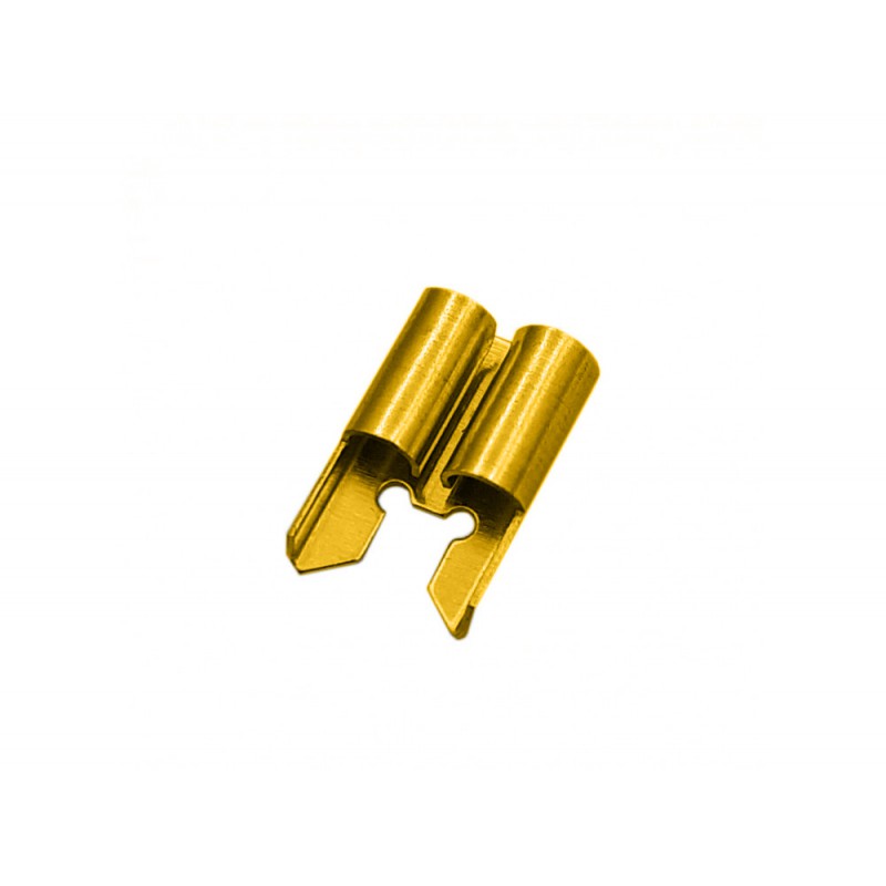 سرسیم روبردی مادگی خودرویی زرد برنجی سایز 6.3 بسته100 تایی سرسیم روبردی مادگی خودرویی زرد برنجی سایز 6.3 بسته100 تایی