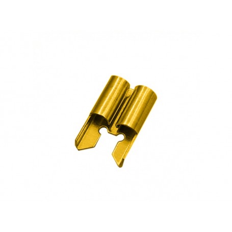 سرسیم روبردی مادگی خودرویی زرد برنجی سایز 6.3 بسته100 تایی سرسیم روبردی مادگی خودرویی زرد برنجی سایز 6.3 بسته100 تایی