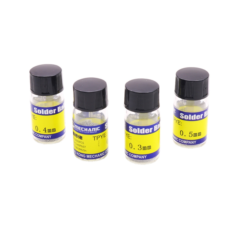 ساچمه قلع Solder Ball سایز 0.50 میلیمتر مارک Mechanic ساچمه قلع Solder Ball سایز 0.50 میلیمتر مارک Mechanic