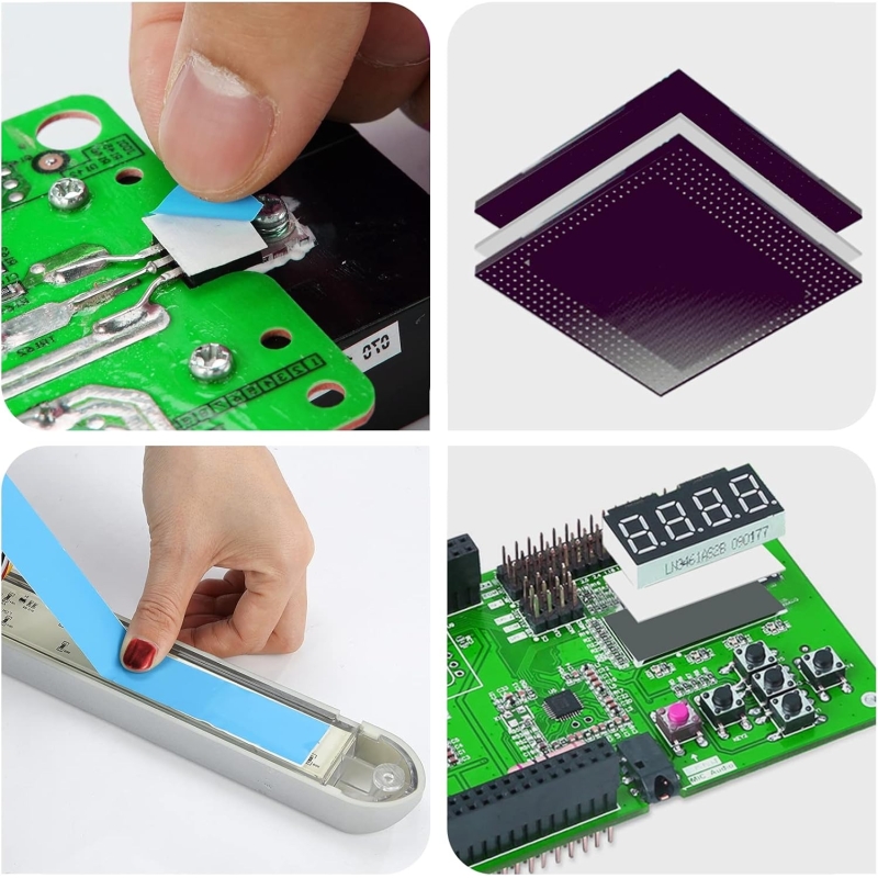 چسب بک لایت سیلیکون دوطرفه عرض 10mm حلقه 25متری