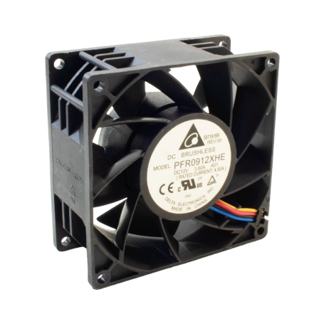 جت فن 12V-3.6A سایز 9.2X9.2X3.8cm مدل PFR0912XHE مارک DELTA جت فن 12V-3.6A سایز 9.2X9.2X3.8cm مدل PFR0912XHE مارک DELTA