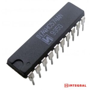 مجموعه 16 عددی تراشه فلیپ فلاپ 74HC574AN پکیج DIP مارک INTEGRAL