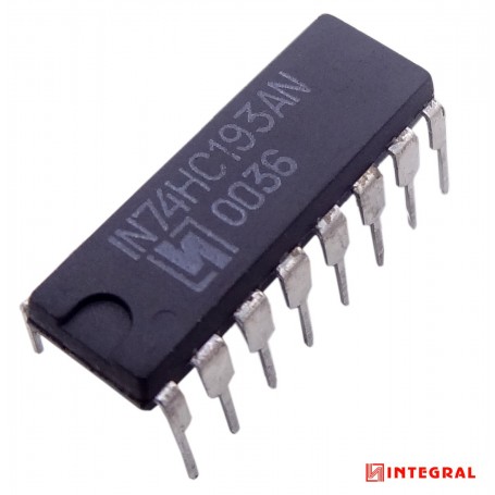 مجموعه 21 عددی تراشه شمارنده 74HC193AN پکیج DIP مارک INTEGRAL مجموعه 21 عددی تراشه شمارنده 74HC193AN پکیج DIP مارک INTEGRAL
