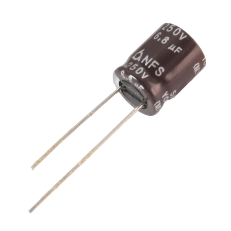 مجموعه 22 عددی خازن الکترولیتی 6.8uF / 250V کره ای مارک SAMYOUNG