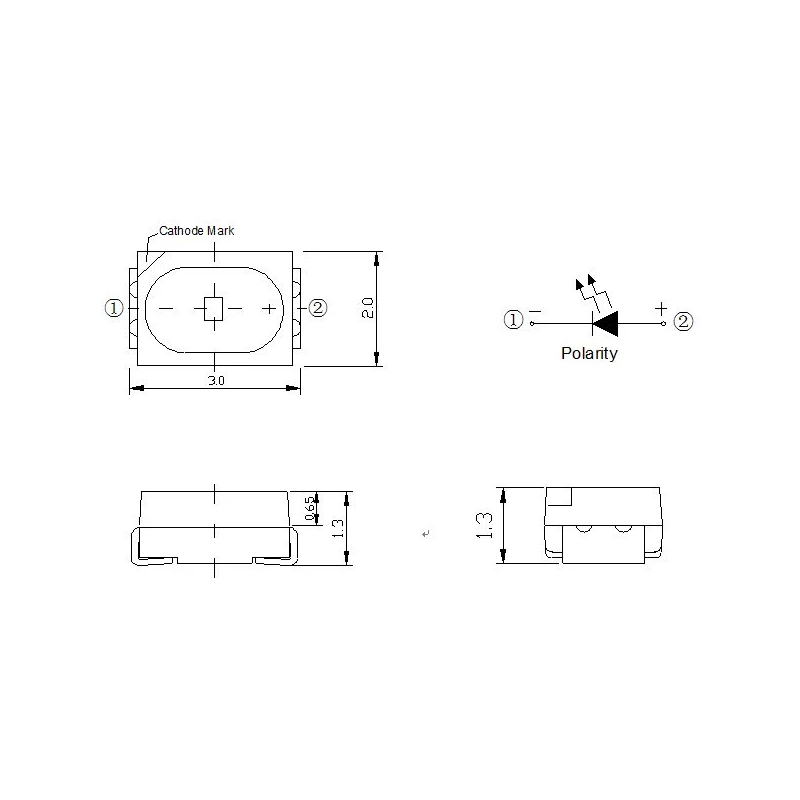 مجموعه 36 عددی SMD LED فرستنده مادون قرمز IR پکیج 3020